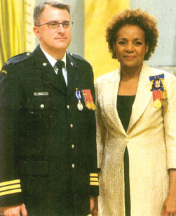 he Right Honourable Michaëlle Jean, Governor General and Lt. Colonel Orest Babij