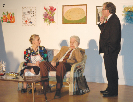 7 – Театр “Заграва”. Зліва направо: Лариса Баюс, Стефан Ґеник-Березовський, Йосип Терлецький