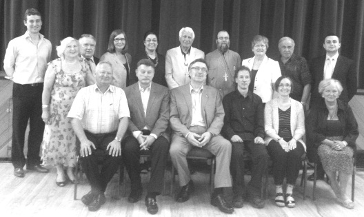 UCC Ontario Provincial Council and new Executive. Stefan Andrusiak, President (seated centre)
