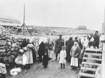 2 - Women and children unjustly interned at Spirit Lake internment camp, circa 1915 (from the documentary film Freedom Had A Price)