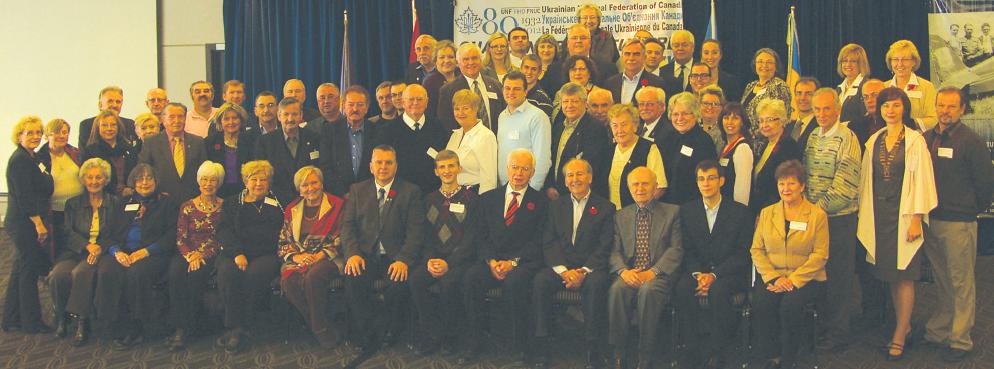Delegates and guests at 37th UNF & AO National Convention in Edmonton, November 8-11, 2012