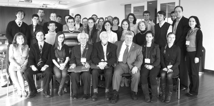 CUPP interns, alumni, speakers and guests at the Ottawa Model Ukraine Conference. Seated centre-right, CUPP Director Ihor Bardyn