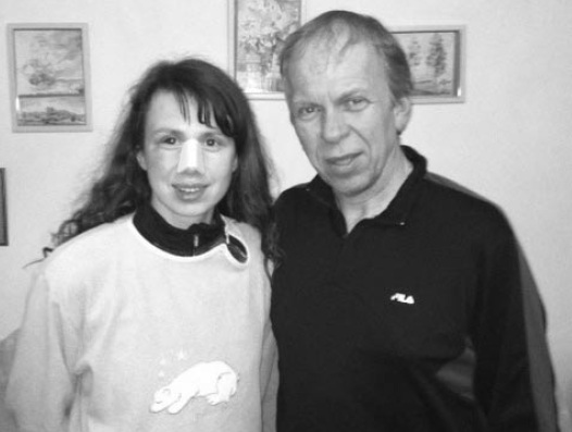 Ukrainian journalist Tetiana Chornovol and Dr. Richard Hareychuk